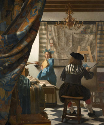 Hoe De schilderkunst in Wenen kwam.De schilderkunst van Johannes Vermeer hangt in Wenen. Hoe het schilderij daar kwam was onbekend. Maar nu is er een spoor gevonden.